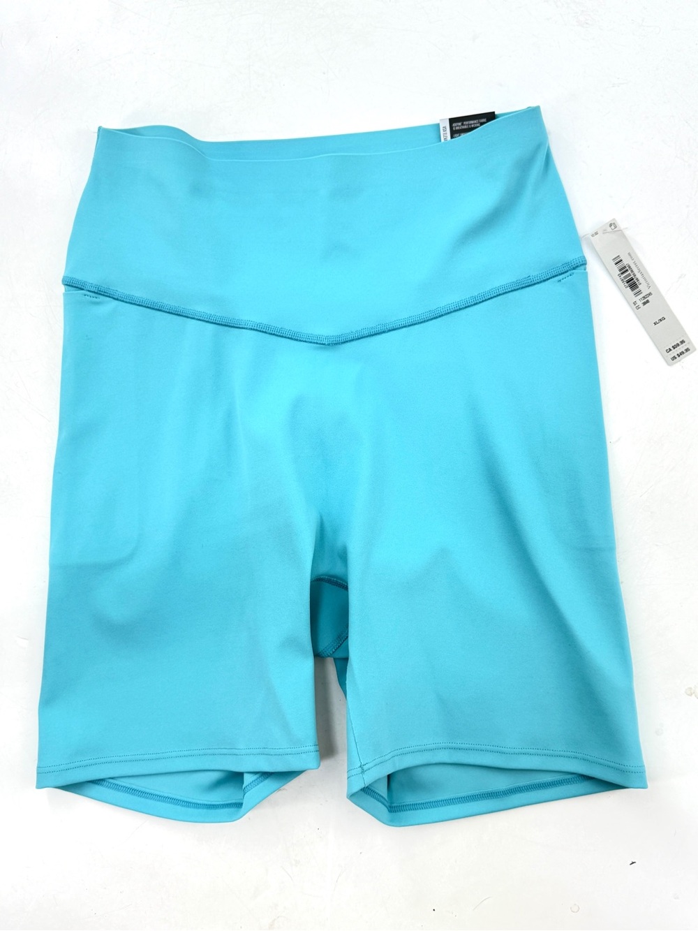 Victorias's Secret VSX Elevate 5" Bike Short 2 Pockets Weekend Blue Size XL NWT